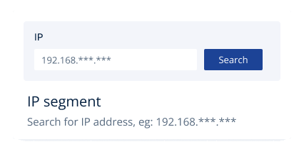 ABC Proxy client searching residential IPs by network segment